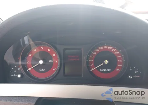 2009 Pontiac G8 Gxp z USA, uszkodzony, nr VIN 6G2EP57W59L309538